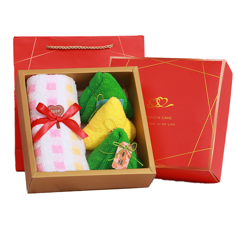 『客製LOGO』粽子毛巾禮盒 |  客製化禮品、禮贈品專家