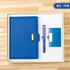 客製化禮品A5商務筆記本名片夾筆3件組印刷藍色_禮歐禮贈品