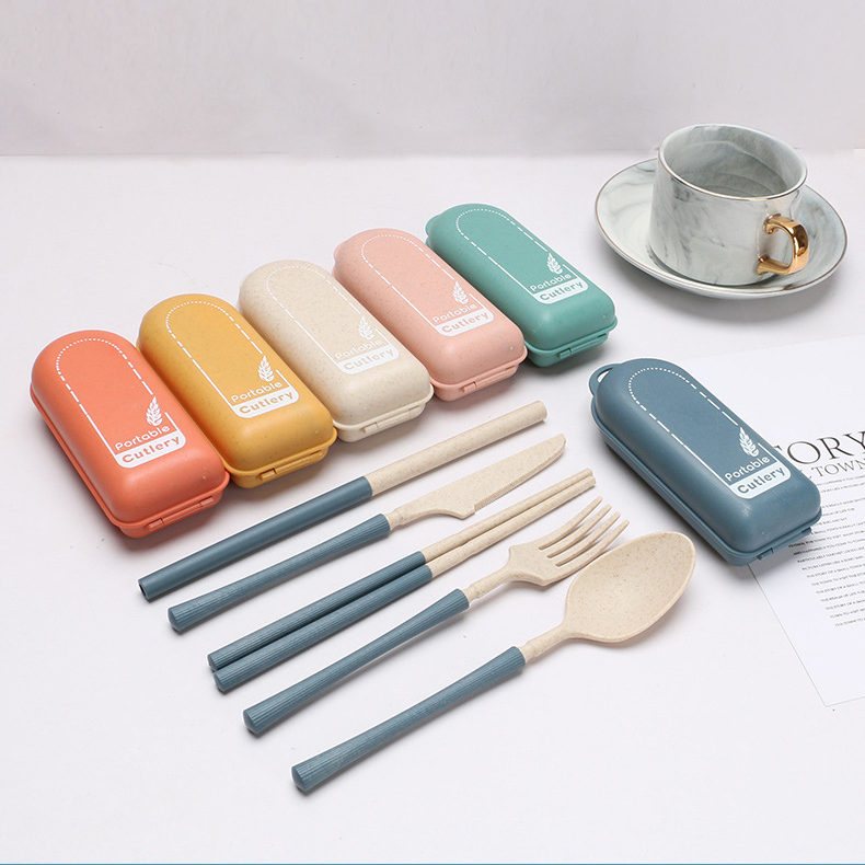 『客製贈品』環保小麥餐具六件組 |  客製化禮品、禮贈品專家