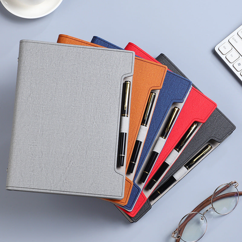 『客製贈品』A5筆插活頁筆記本 |  客製化禮品、禮贈品專家