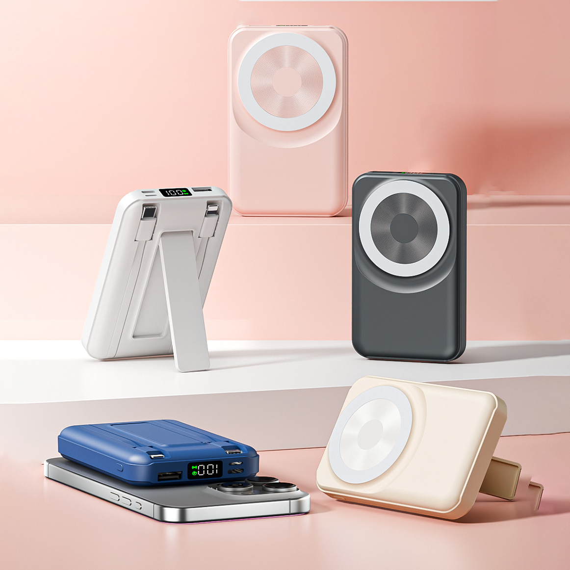 『客製贈品』磁吸雙向行動電源 |  客製化禮品、禮贈品專家