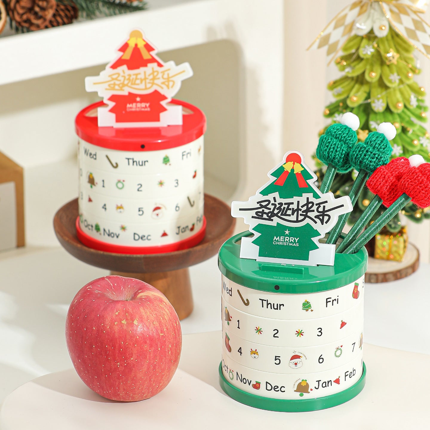 『客製贈品』多功能萬年曆筆筒 |  客製化禮品、禮贈品專家