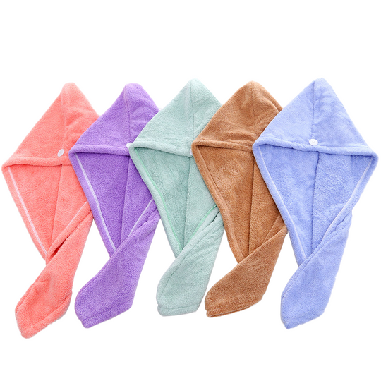 『客製贈品』加厚吸水珊瑚絨乾髮浴帽 |  客製化禮品、禮贈品專家