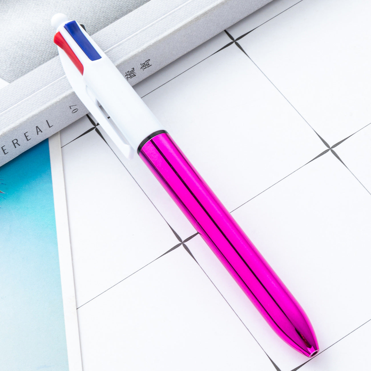 『客製贈品』四合一按動廣告筆 |  客製化禮品、禮贈品專家