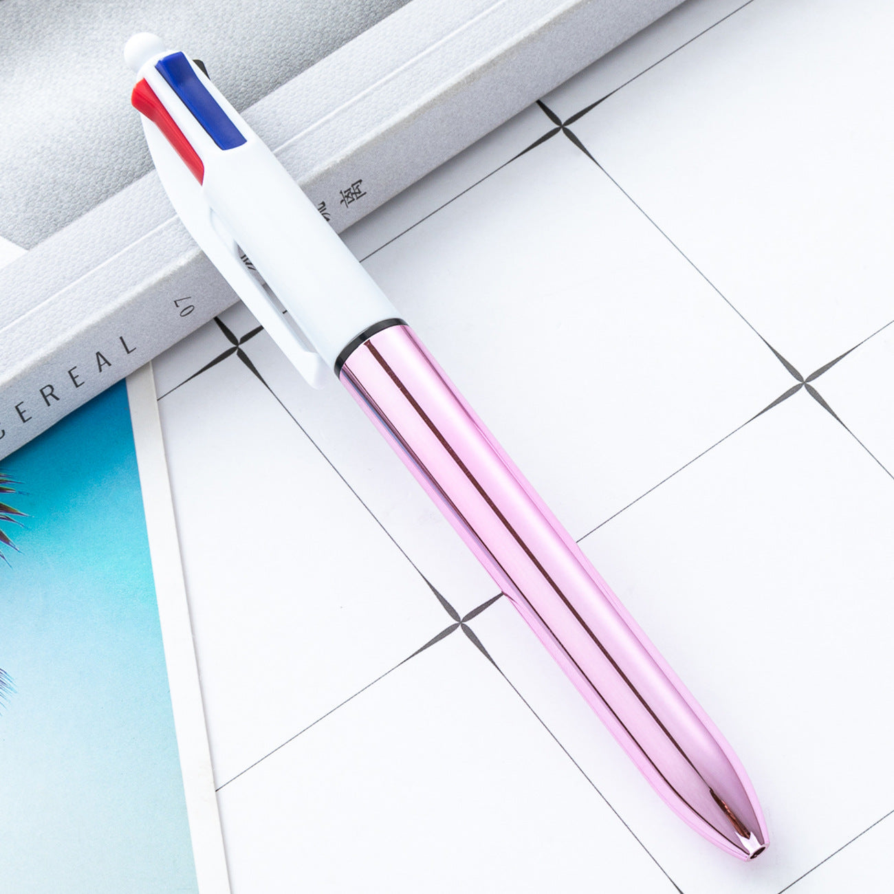 『客製贈品』四合一按動廣告筆 |  客製化禮品、禮贈品專家