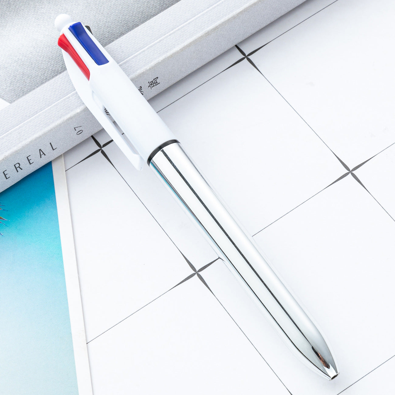 『客製贈品』四合一按動廣告筆 |  客製化禮品、禮贈品專家