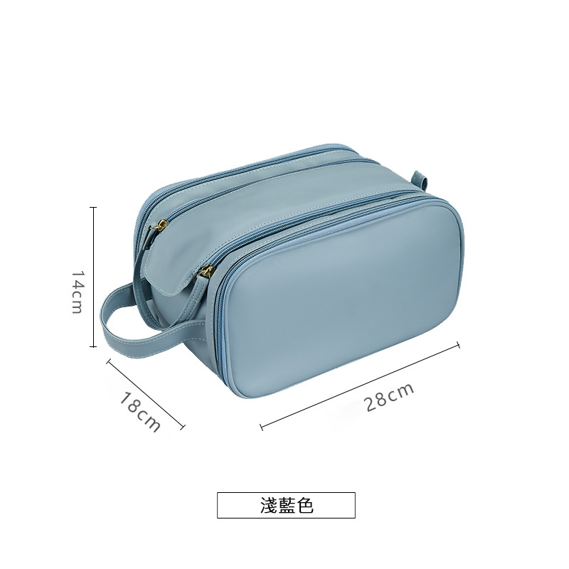 『客製贈品』手提雙拉鍊盥洗包 |  客製化禮品、禮贈品專家