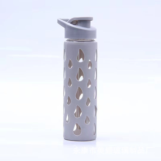 『客製贈品』水滴硅膠套玻璃瓶 |  客製化禮品、禮贈品專家