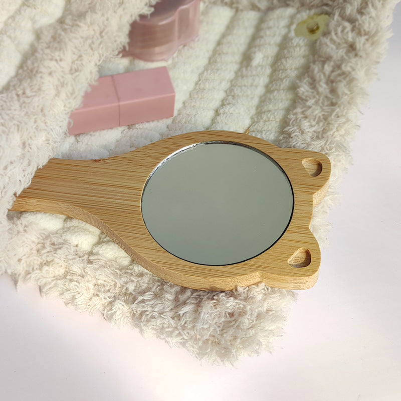 『客製贈品』木質手柄鏡子 |  客製化禮品、禮贈品專家
