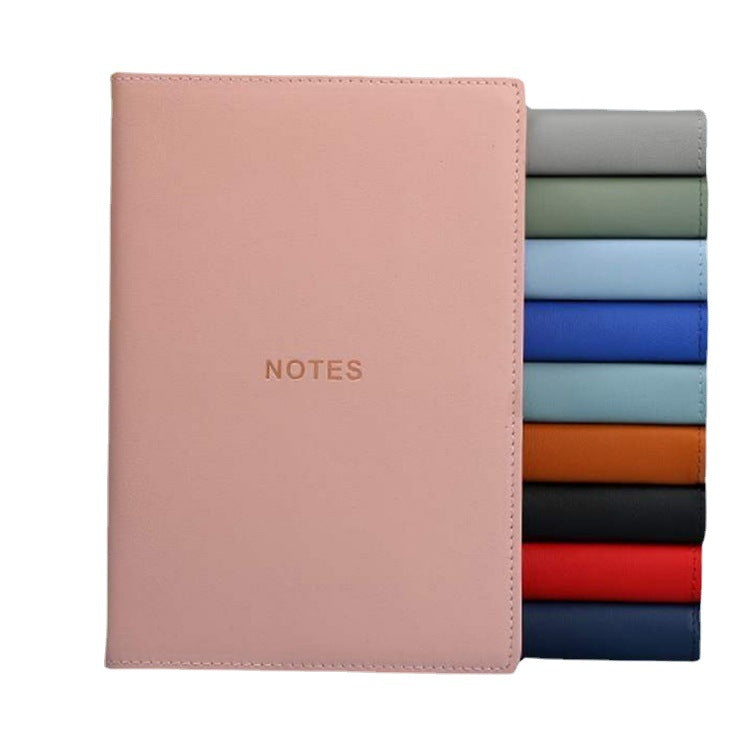 『客製贈品』素色簡約皮革筆記本 |  客製化禮品、禮贈品專家