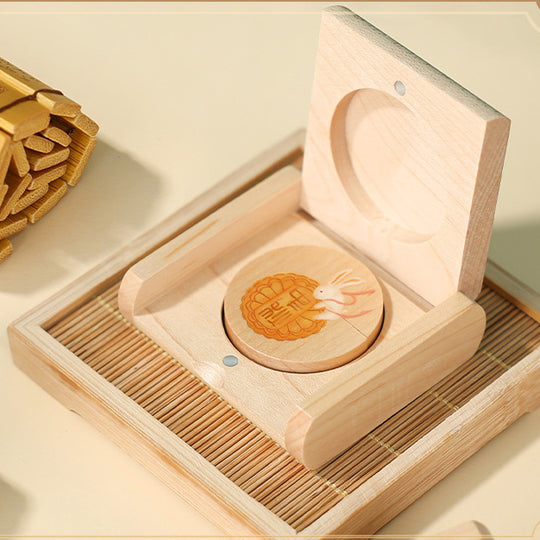 『客製贈品』圓形磁吸木質隨身碟 |  客製化禮品、禮贈品專家