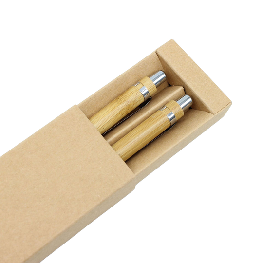 『客製贈品』清新簡約竹木對筆組 |  客製化禮品、禮贈品專家