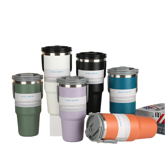 『客製贈品』戶外手提雙飲蓋保溫杯 |  客製化禮品、禮贈品專家