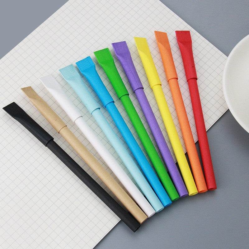 『客製贈品』糖果色捲紙廣告筆 |  客製化禮品、禮贈品專家