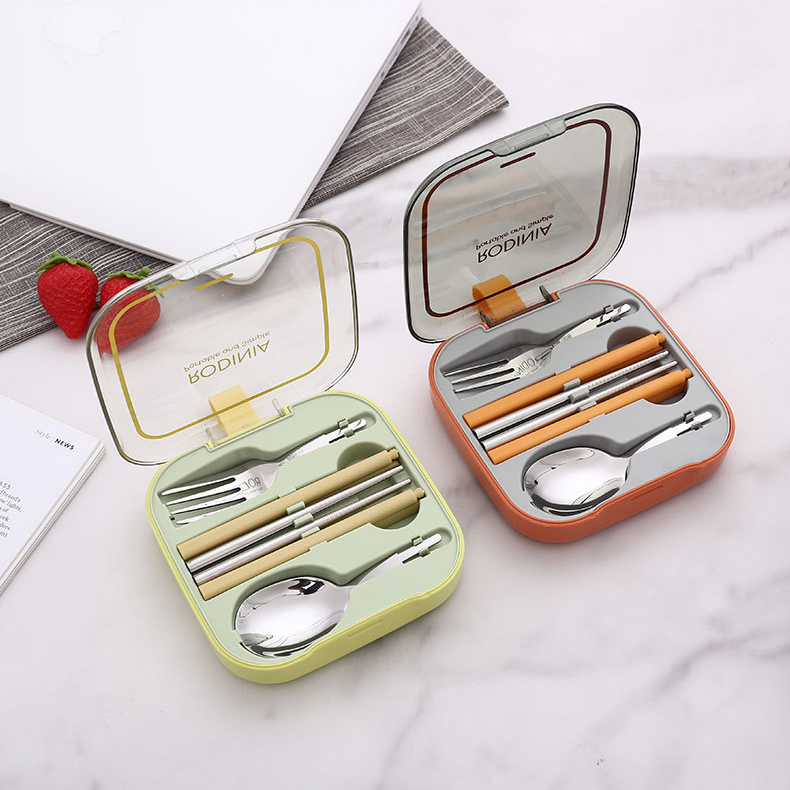 『客製贈品』北歐色摺疊餐具組 |  客製化禮品、禮贈品專家