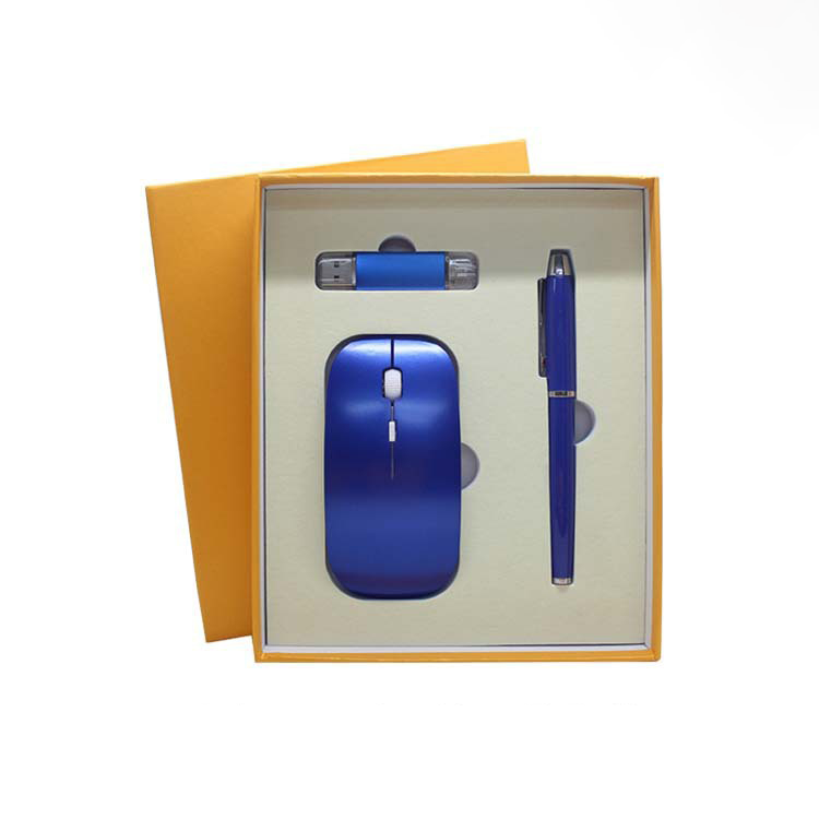 『客製贈品』鋼筆隨身碟滑鼠三件組禮盒 |  客製化禮品、禮贈品專家