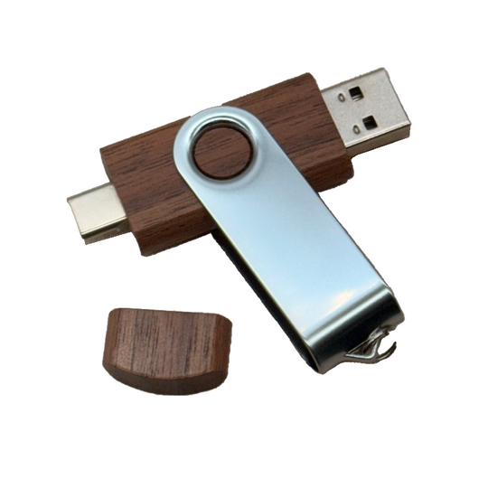『客製贈品』木質旋轉隨身碟 |  客製化禮品、禮贈品專家