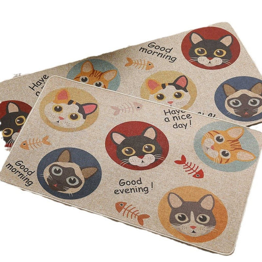 『客製贈品』橡膠亞麻地墊防滑墊 |  客製化禮品、禮贈品專家