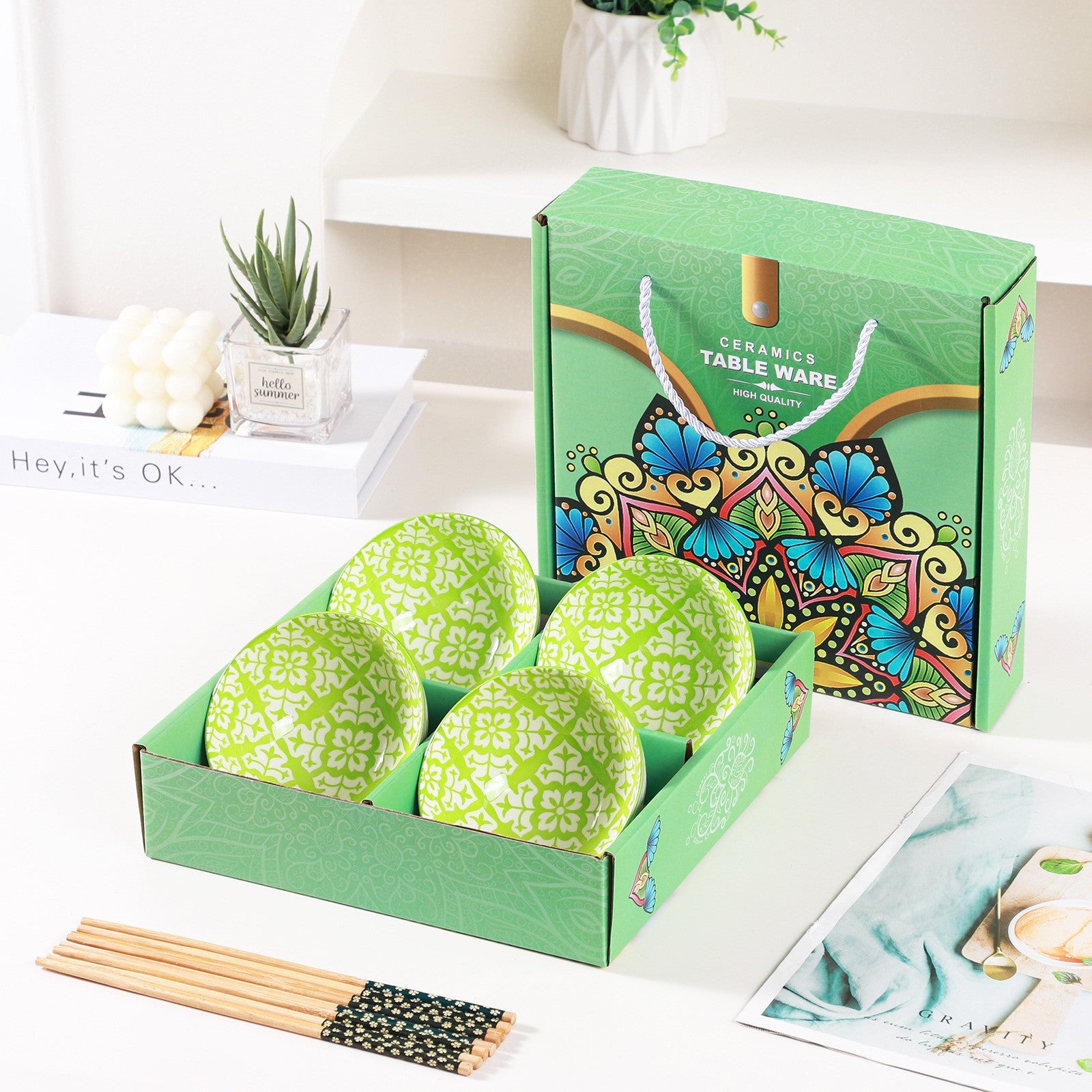 『客製贈品』日系雪花碗套裝禮盒組 |  客製化禮品、禮贈品專家