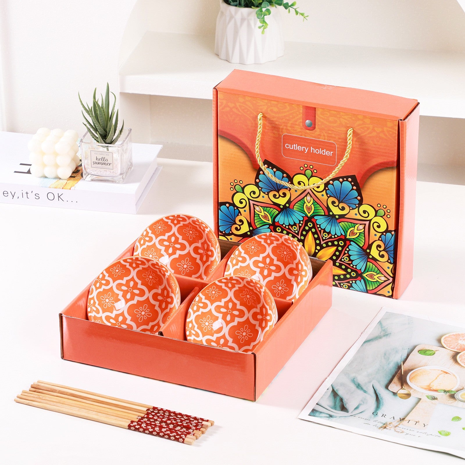 『客製贈品』日系雪花碗套裝禮盒組 |  客製化禮品、禮贈品專家