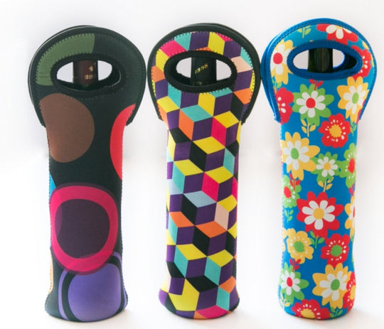 『客製贈品』淺水布紅酒套(單入) |  客製化禮品、禮贈品專家