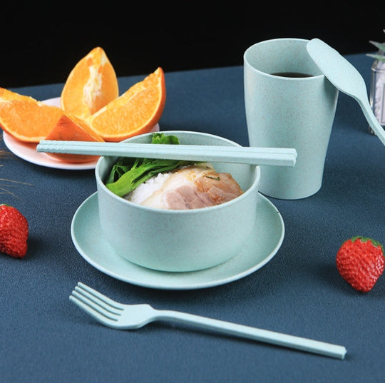 『客製贈品』小麥餐具六件套禮盒 |  客製化禮品、禮贈品專家