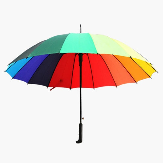 『客製贈品』七彩彩虹廣告雨傘 |  客製化禮品、禮贈品專家