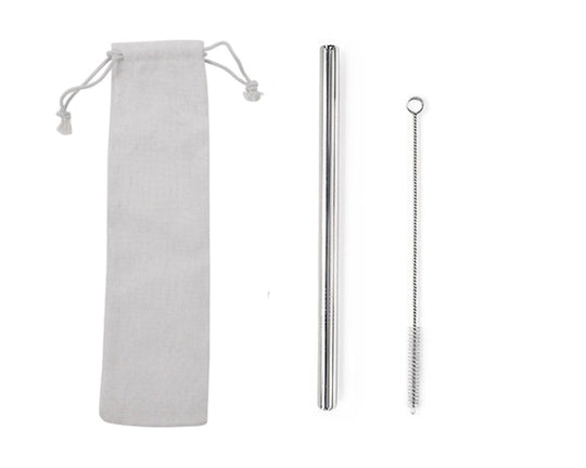 『客製贈品』環保粗吸管2入組(棉布束口袋) |  客製化禮品、禮贈品專家