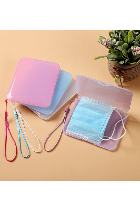 『客製贈品』便攜提繩透明口罩收納盒 |  客製化禮品、禮贈品專家