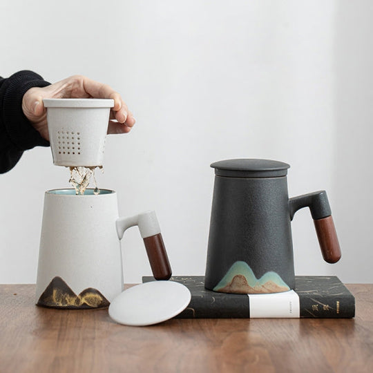 『客製贈品』精美過濾陶瓷泡茶杯套裝禮盒450 ml |  客製化禮品、禮贈品專家