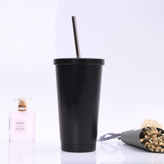 『客製贈品』質感雙層真空吸管杯隨行杯304不鏽鋼 |  客製化禮品、禮贈品專家